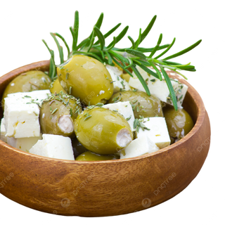 Azeitonas ao Alho com Feta