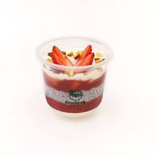 ჩიას პუდინგი მარწყვით/Strawberry chia pudding