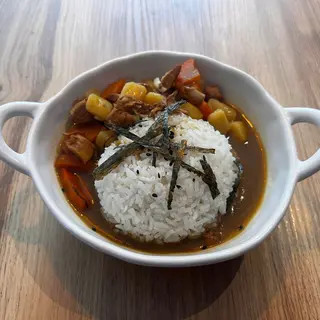 Arroz con curry japonés