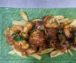 Tacos De Salmón Y Gambas Teriyaki