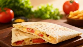 Гезлеме с ветчиной/ Gezleme cu șuncă