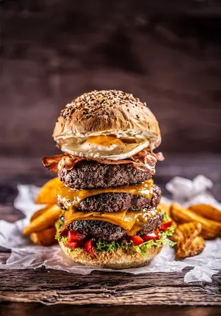 Triples Burger Œufs