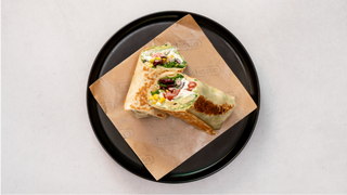 Greek Piada Wrap! (vege)