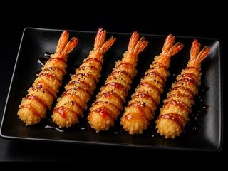 Creveți tempura