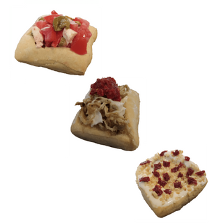 Tris MINI cesti in crosta Step 1