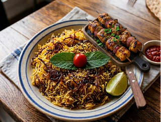 Riz au Kebab Poulet