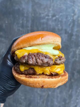 Duplo Cheddar burguer 