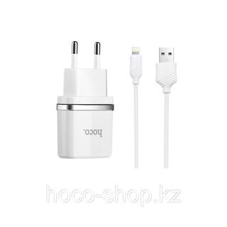 Зарядное устройство C11 Hoco Lightning 