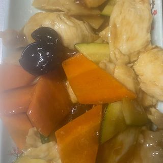 41a Pollo con verdura misto 