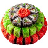 Суші-торт Red & Green (8 ролів, 64 шт., 2140 г)