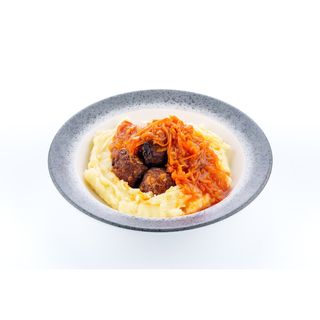 Тефтели с пюре