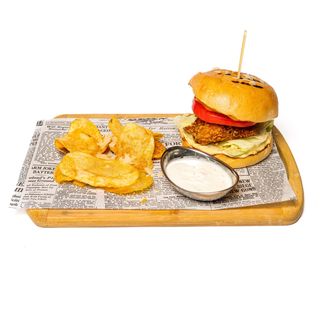 Пилешки бургер