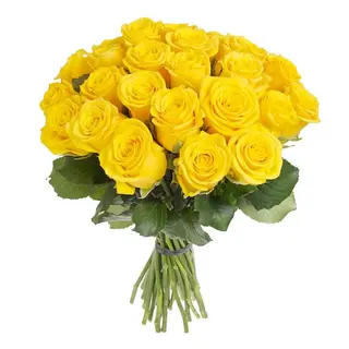 10 rose giallo grande 