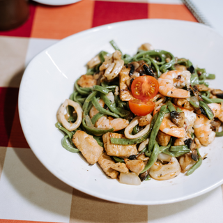 Pasta Mediterranea Spaguetti  ou Fettucine Dose