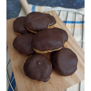 Cookies bañadas de chocolate (10u) SIN GLUTEN