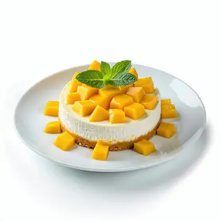 Cheesecake con mango