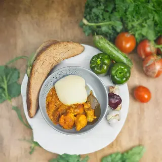 Fufu with Chicken