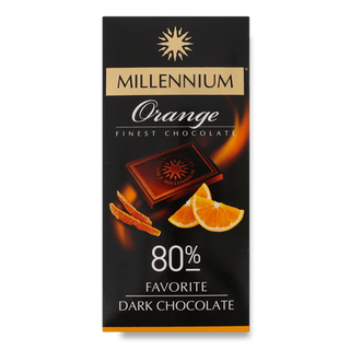 Шоколад чорний Millennium Favorite Orange 80% (100г)