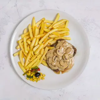 Filetto alla Salsa di Funghi