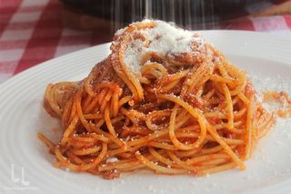 Spaghete a la Matriciana