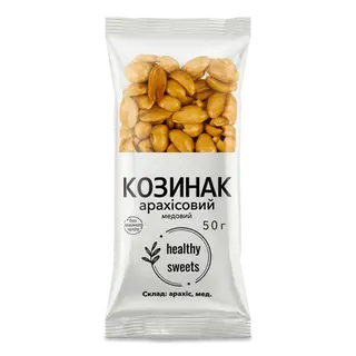 Козинак Healthy Sweets арахісовий медовий (50г)