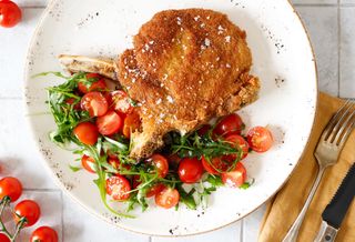 Milanese di vitello + verdura