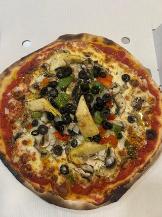 Pizza vegetal (30 cm.)