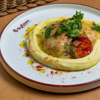 Куриные котлеты с картофельным пюре (400г)