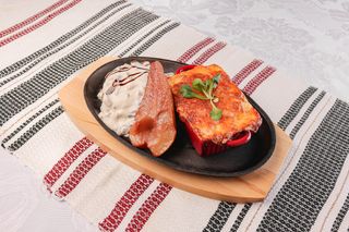 Obrăjor de vițel cu pară fiartă