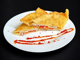 Свинина, сир, томати (220g)