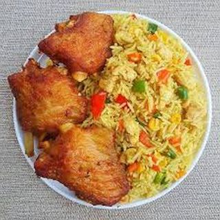 Joffof Rice With Fried Rice And Turkey