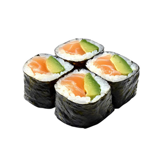 Maki De Salmón Con Aguacate Y Queso