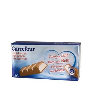 Mini Barrita Chocolate Con Corazón Leche Carrefour 16 Ud