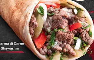 Shawarma di carne wrap