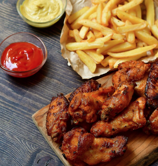 Alitas de pollo picantes