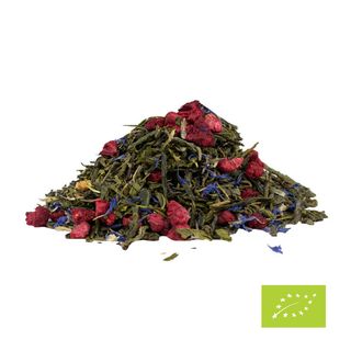 Raspberry Violet Organic Green Tea 100g