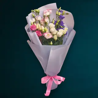 Buchet 5 Lisianthus Mixt