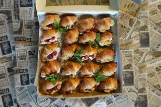 Box mini croissant na słodko