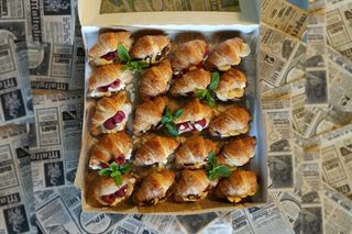 Box mini croissant na słodko