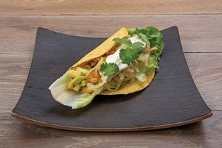 жареный такос с угрем