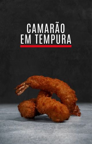 Camarão em Tempura 4 Unidades