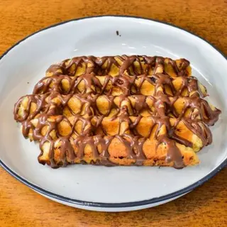 Gofre Con Chocolate
