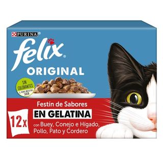1.02 KG Felix Sensations Selección de Carnes sobres en gelatina - Multipack