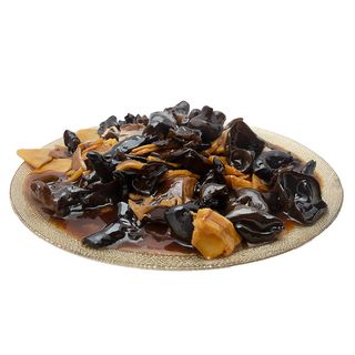 45. Пържен бамбук с черни гъби (600гр)