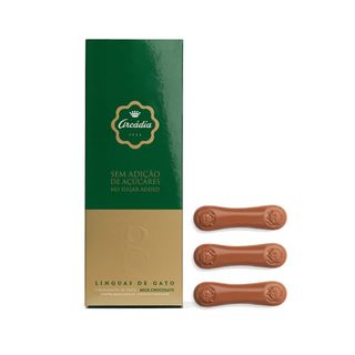 Línguas de Gato - Chocolate de Leite sem Açúcar