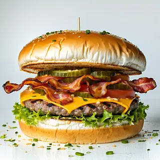 Burger Krowa Drwala