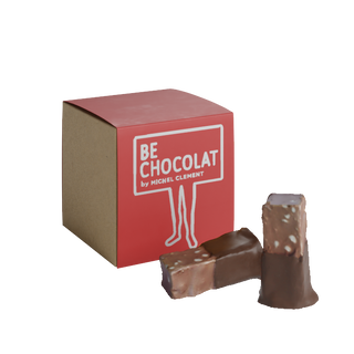 Nougat Avellana Leche Cubo 300G