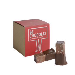 Nougat Avellana Leche Cubo 300G