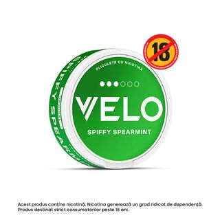 Pliculete cu nicotina VELO SPIFFY SPEARMINT 10mg