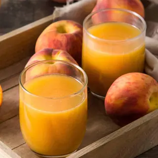 Peach juice 250ml glass bottle